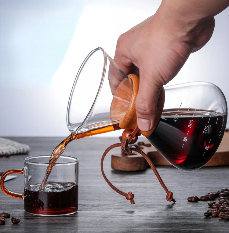 Cafeteira Vintage Bambu 400lm + Filtro Inox