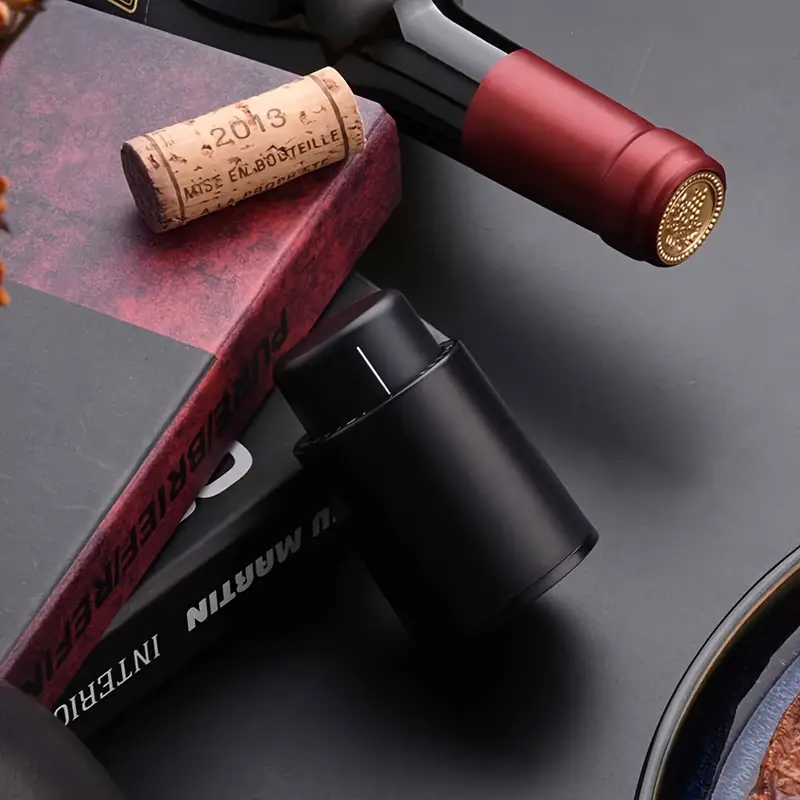 Tampa à Vácuo para Conservação de Vinho