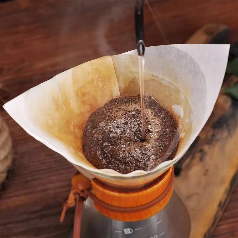 Cafeteira Vintage Bambu 400lm + Filtro Inox