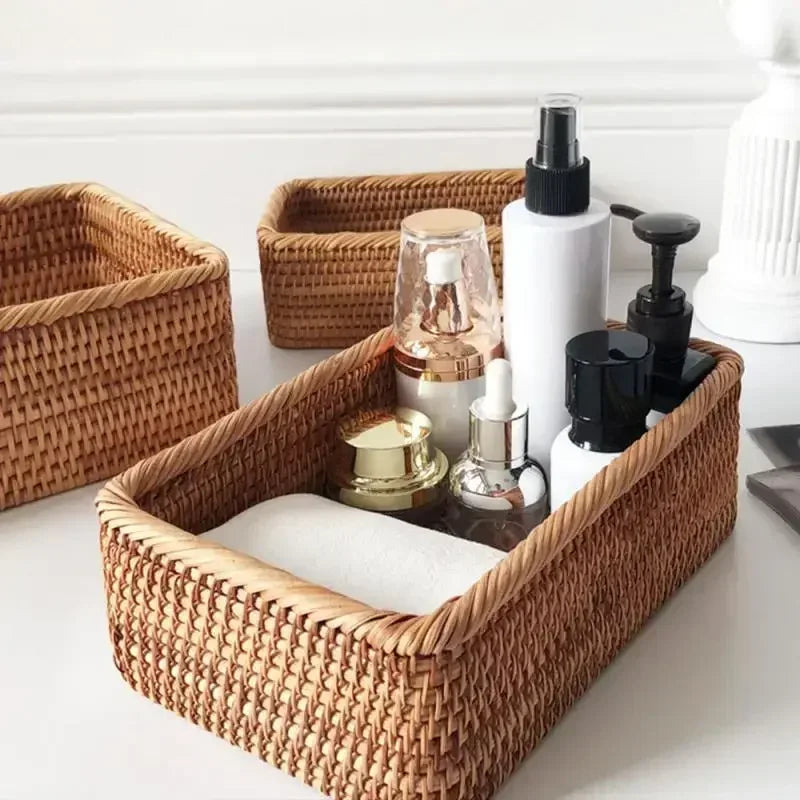 Cesto Artesanal em Rattan
