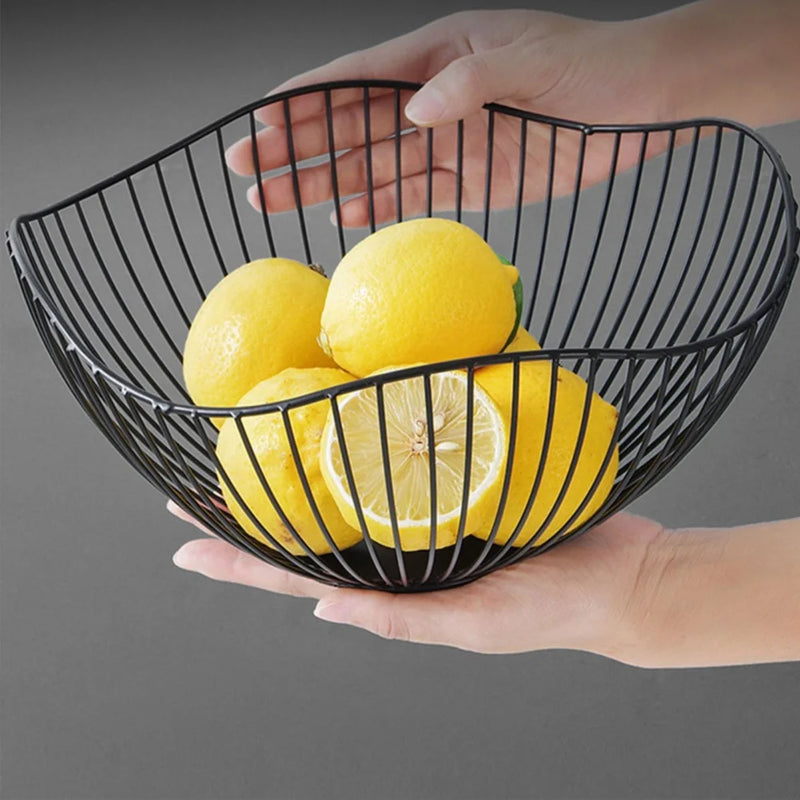 Cesta Aramada de Mesa em Metal