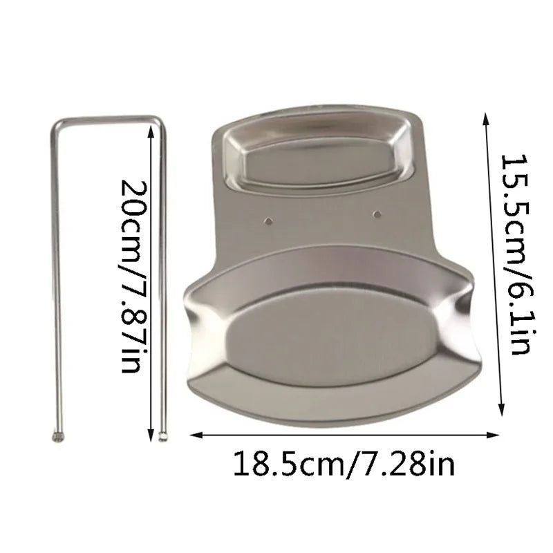 Suporte Tampa de Panela e Colher em Inox