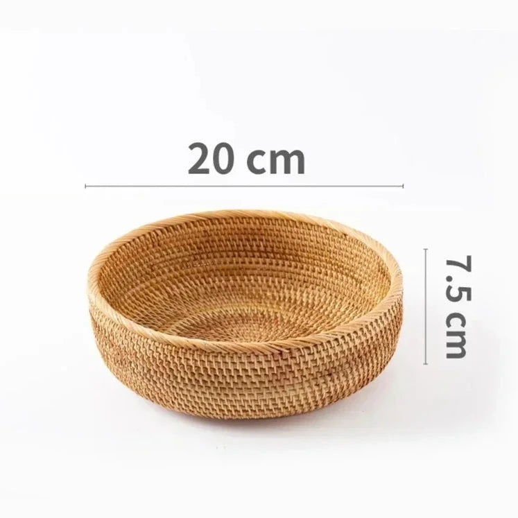 Cesto Artesanal em Rattan