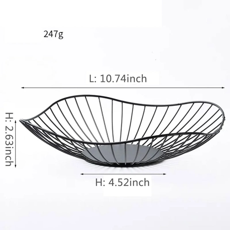 Cesta Aramada de Mesa em Metal